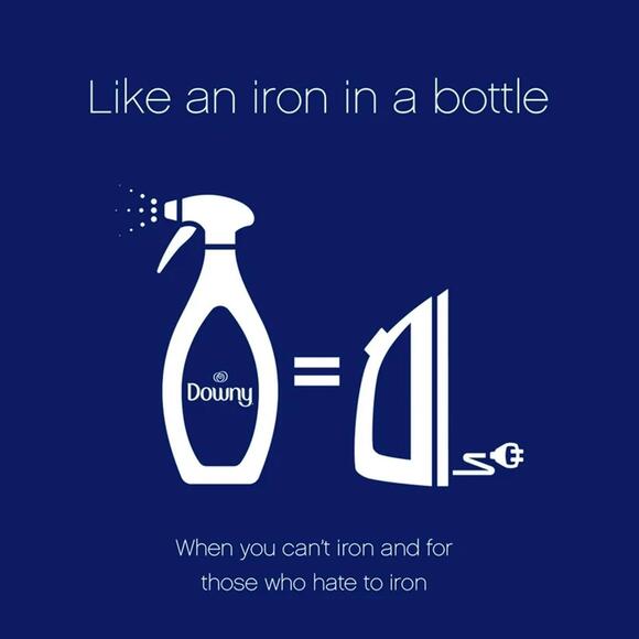 Downy Wrinkle Releaser Fabric Spray, Light Fresh Scent, 33.8 fl oz - Picture 2 of 5